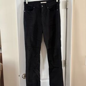 Levi’s Classic Straight Black Denim Jeans